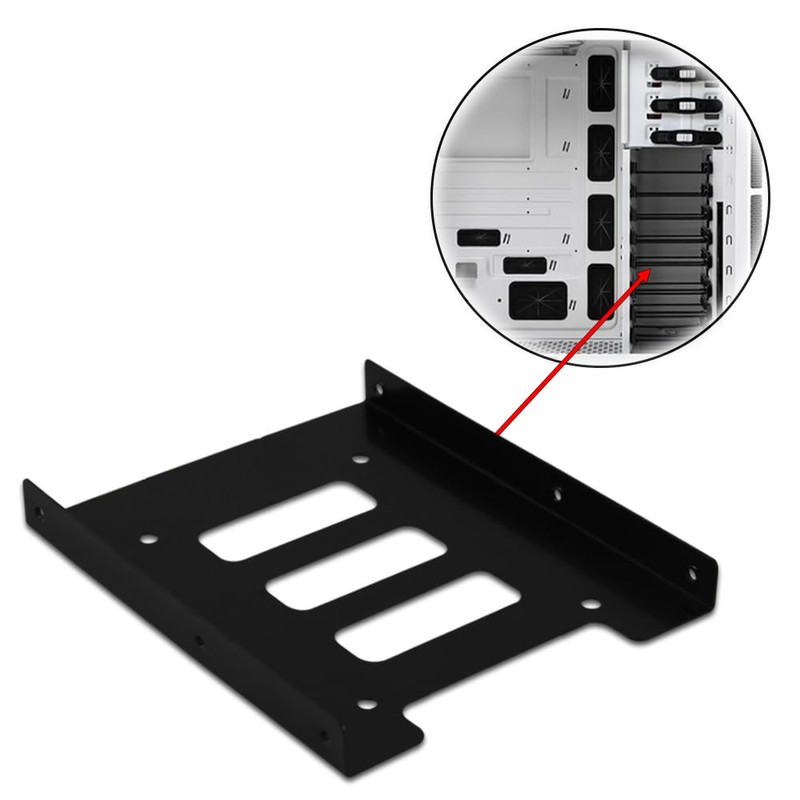 Fenzer SSD Mounting Bracket 2.5 to 3.5 Adapter [2 Pack],