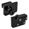 LC LICTOP Zinc Alloy No Drill Glass Door Lock Double