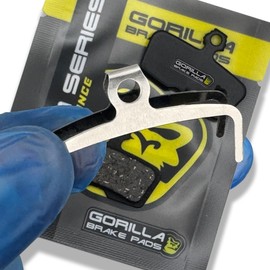 Gorilla Brakes SRAM Code R/RSC/DB8 Disc Brake Pads - Quiet Performance with Medium Wear Durability for E-Bike, MTB, Enduro, and Downhill Riding