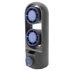 Desktop Tower Fan Profesional Efficient Stepless Speed Adjustable Dual Turbine