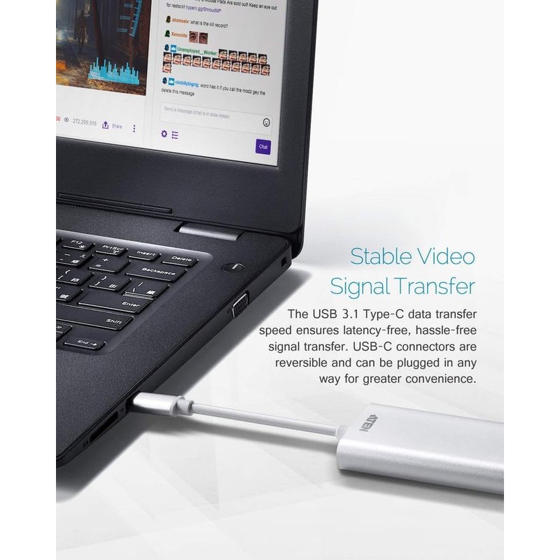 Aten UC3020 CAMLIVE HDMI to USB-C Video Capture, silber