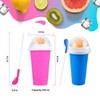 Slushy Maker Squeeze Cup, Portable Smoothie Squeeze Cup for Juices,