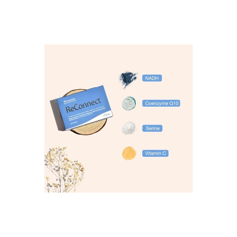 Vitae ReConnect | NADH, CoQ10, Serine, Vitamin C | Energy