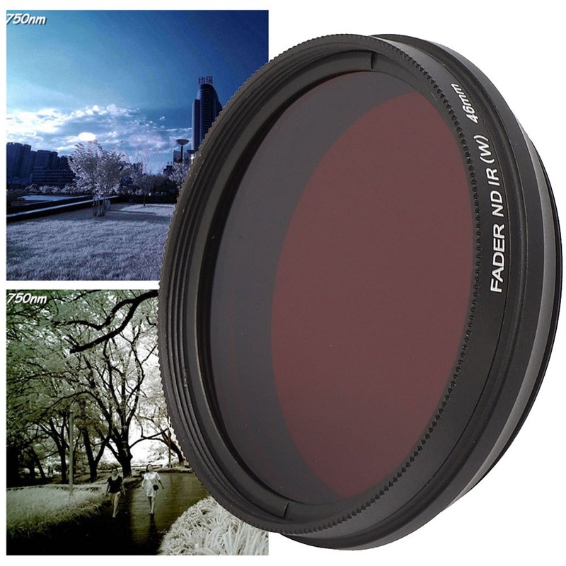 FOTGA Adjustable IR Filter Integrated Practical for Infrared Photography Creation46mm