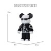 GAMTIM Animal Cool Black Bear Bear Model Set,(4416Pieces) –Ornaments Building