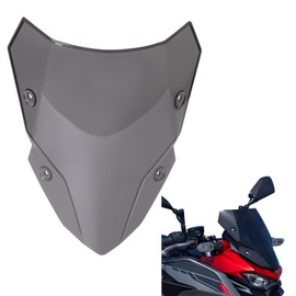 LUXEMOTO Windshield for kawasaki Z500 2024 2025, Front Windscreen Wind Shield Air Deflector for Kawasaki Z500 SE ABS 2024 2025 Accessories (Dark Tinted)