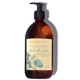 DURANCE Marseille Liquid Soap, 16.9 fl oz (500 ml), The Essentials Series Body Soap (Pine & Olive Wood)