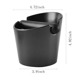 MYSENLAN Coffee Knock Box,Espresso Knock Box Reliable Barista Tools,Espresso Dumpster with Removable Knock Lever and Non-Slip Base,for Barista Bar Shop Worktop