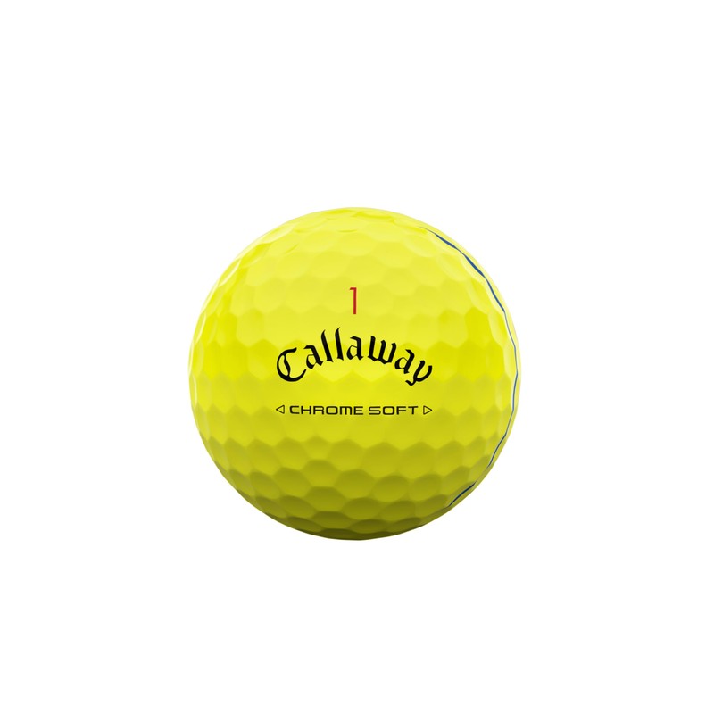 Callaway Golf Balls CHROME SOFT YLW 24 TRIPLE TRACK 1