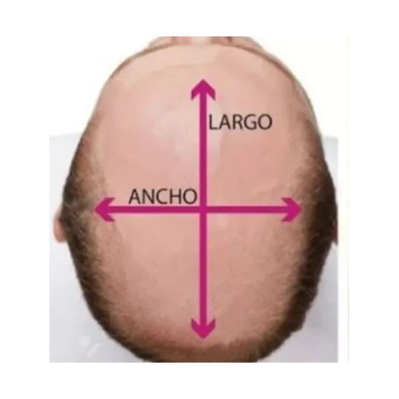 TM Bang Prótesis Capilar Indetectable Cabello 100% Humano