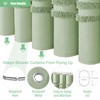 Dynamene Stall Fabric Shower Curtain - 54x78 Inches Long Tufted