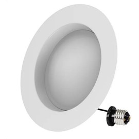 Feit Electric 75W 5-6 inch LED Recessed Downlights 50,000 life hours and dimmable from 2700k Soft White,3000k Bright White,4000k Cool White, 5000k Daylight, 6500k Cool Daylight. 850 lumens 4 pack.
