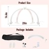 Half Moon Light for Nail Desk with Phone Holder, 29IN