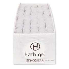 FRANZ MENSCH Hygostar Shower Gel Tube, Light Blue, V: 30 ml, Length: 10.5 cm, W: 4 cm, Sales Tray Pack of 250