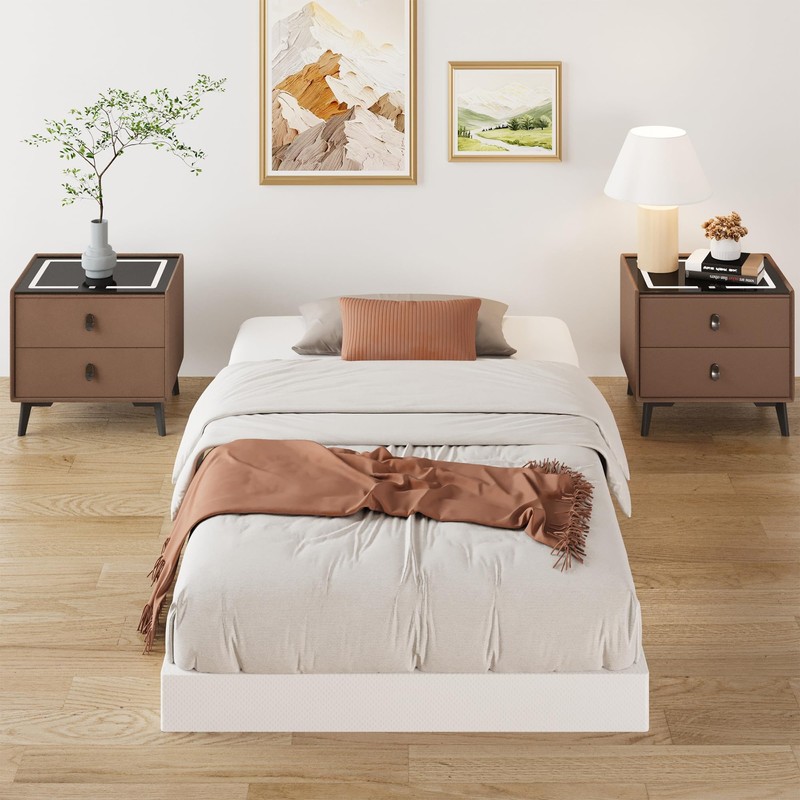 Lutown-Teen 3 Inch Twin XL Box Spring Low Profile, Heavy