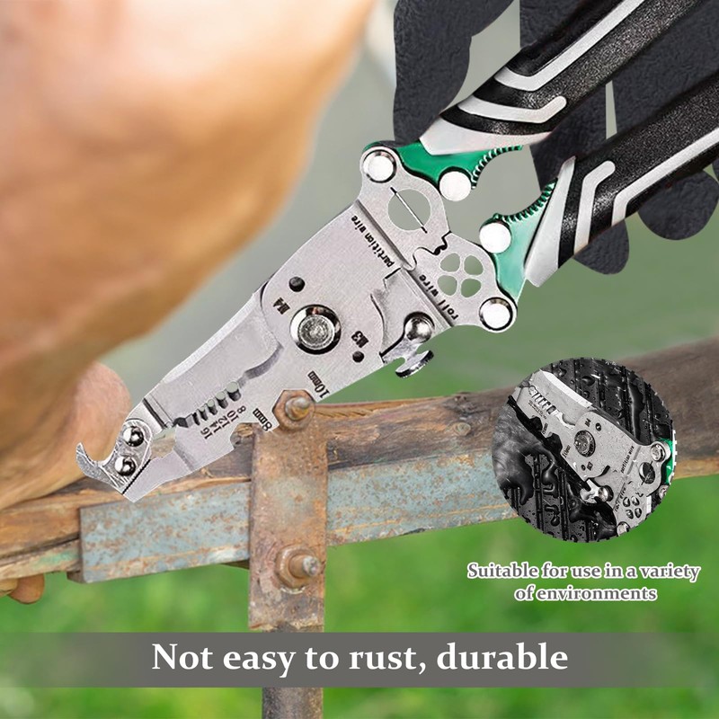 16 in 1 Foldable Wire Stripper, Multifunctional Wire Stripper, Automatic