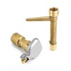 QWORK 2 Set 3/4-Inch Brass Quick Coupler Valves, Irrigation Tool