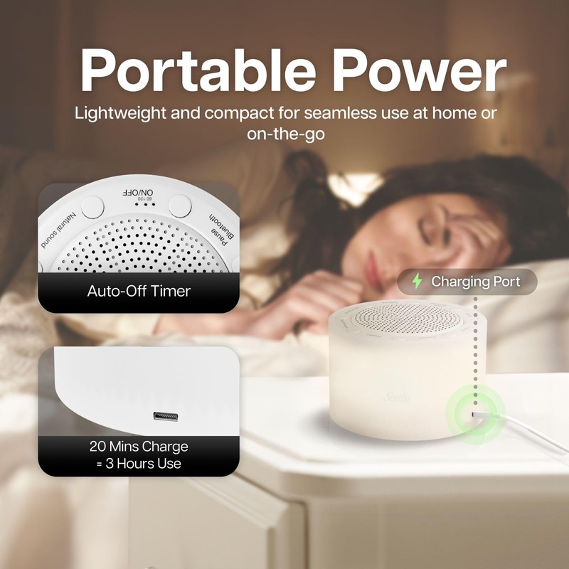 Sealy Wireless Sleep Sound Machine & Night Light – 14