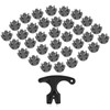35-Piece Golf Shoe Spikes Kit – Compatible with M6 Threads