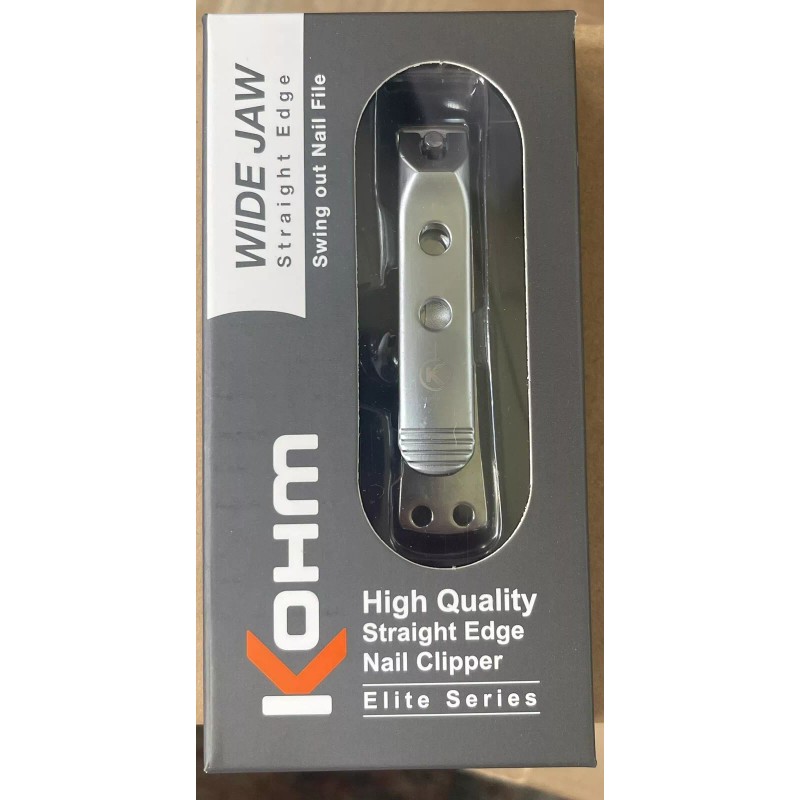 KOHM. WHS-448L Wide Jaw Heavy Duty Straight Blade Nail Clippers
