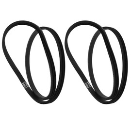 LT Easiyl Pack of 2 3PJ610 Metric Poly V-Belt 3 Ribs Rubber V-Belt Circumference 610 mm Pitch 2.34 mm 3PJ610 Rubber Drive Belt PIX Ribbed Belt for Lawnmower Band Saws