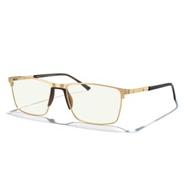 MERRY'S Reading Glasses - Fashion Blue Light Blocking Glasses Metal Frame Spring Hinge Readers for Men Eyeglasses