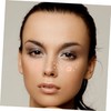 Outanaya 6 Sheets Glitter Freckles Face Stickers for Women Temporary