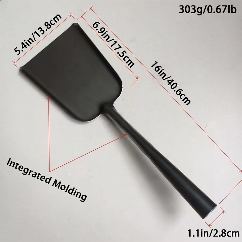 AWISEFULL Fireplace Shovel 16" Ash Shovel for Fire Pit Heat