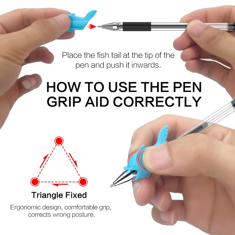 WANFRES Magic grooved Kids Book Disappearing Ink Pen, 2 Transparent