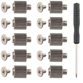 ZDE Set of 10 M.2 SSD Mounting Screws Kit M2.5 Computer Motherboard Screws Components with Screwdriver Compatible with Asus MSI Gigabyte ASRock Laptop PC Motherboard Raspberry Pi