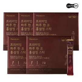 락토온 서울약사신협 프리미엄 하루 한 포 홍삼정스틱 5세트 Lacto-On Seoul Pharmacists Cooperative Premium One Packet Ginseng Essence Stick 5 Sets