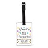 Gift Base You're My Favourite Vegan Stars Visual Luggage Tag