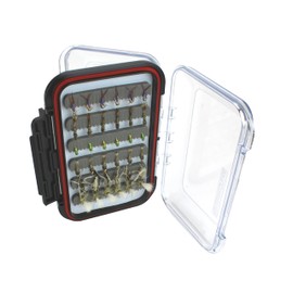 Wild Water Fly Fishing Premium Dry and Nymph Assortment, 66 Flies with Large Fly Box for Trout and Panfish