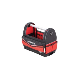 CRAFTSMAN VERSASTACK Heavy Duty Tool Bag, Waterproof Hard Bottom, 17" Large Tool Tote with Adjustable Strap (CMST17621)