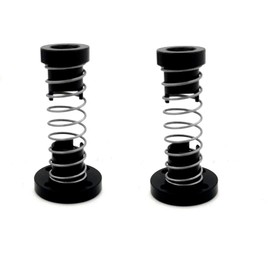2-Pack 3D Printer T8 POM Anti Backlash Nuts Tr8x2 for Lead 2mm Pitch 2mm Acme Threaded Rod Eliminate The Gap Spring DIY CNC Accessories (Pitch 2mm Lead 2mm)