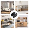 Cionyce 4 conectores de sofá seccionales, conector de muebles estilo