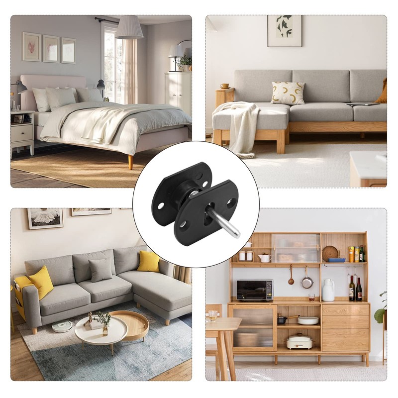 Cionyce 4 conectores de sofá seccionales, conector de muebles estilo