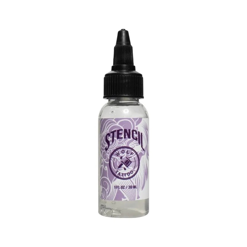 Stencil Wolf Tattoo Gel De Para Tatuaje 1oz