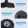 JOESA Dusk to Dawn Outdoor Farmhouse Barn Light, Waterproof, Rust
