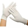 DL Guante De Látex 100 Pz Para Exploración Blanco Grande