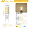 G9 LED Bulb Dimmable 4W, 40W Halogen Equivalent, 4000K Natural