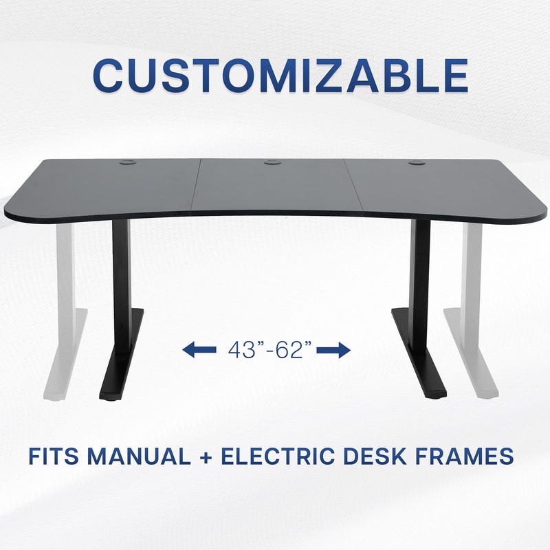 VIVO 63 x 32 inch Universal Table Top for Standard