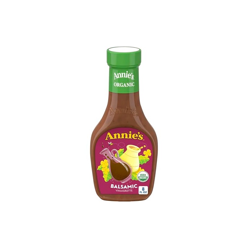 Annie's Organic Balsamic Vinaigrette Salad Dressing, Non-GMO, 8 fl oz