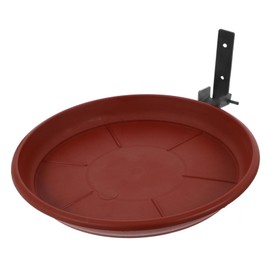 VILLFUL Tree Mounted Bird Feeder Bath Bowl Versatile Balcony Bird Bath Easy Installation Fresh Water Access Heavy Duty for Backyard Use