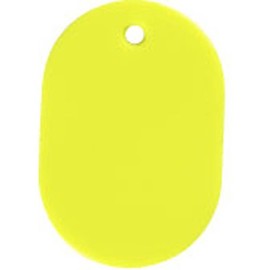Nishi Kei BN-SY Small Number Tags, Yellow, Pack of 100
