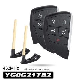 keyecu 2x Proximity Keyless Remote Smart Key Fob for Buick Envision 2021-2024 YG0G21TB2