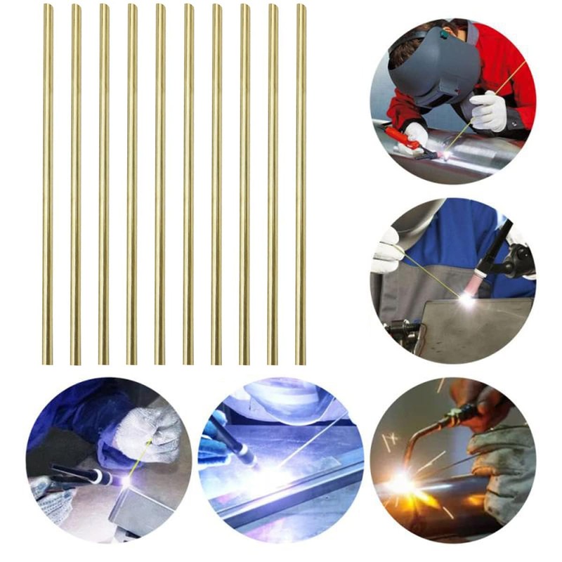 10PACK 3mm Solid Round Brass Rod Lathe Bar Stock Kit
