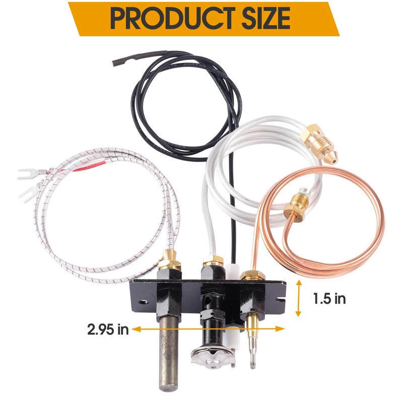 10002264 Natural Gas Pilot Assembly, SRV10002264 NG 3 Way Pilot