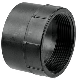 NIBCO U5803 11/2 HXFIPT FEMALE ADAPTER ABS Black, 1.5 Inch