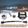 Slakerbe 2PCS Xenon HID Headlight Ballast with Igniter & D2S